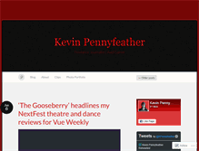 Tablet Screenshot of kevinpennyfeather.com